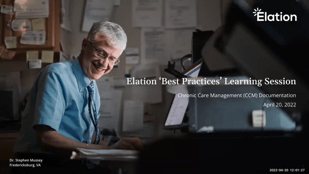 Elation Best Practices CCM Documentation